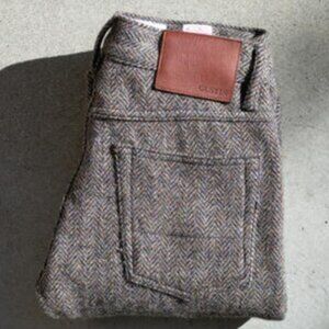 Gustin Brown Herringbone Chinos